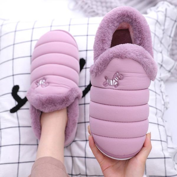 slippers women house plush velvet winter warm shoes woman comfort waterproof leisure home for indoor outdoor use, Black
slippers women house plush velvet winter warm shoes woman comfort waterproof leisure home for indoor outdoor use, Black