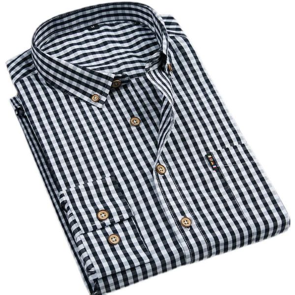 men plaid shirt cotton spring autumn casual long sleeve soft comfort slim fit styles brand man plus size men's shirts, White;black
men plaid shirt cotton spring autumn casual long sleeve soft comfort slim fit styles brand man plus size men's shirts, White;black