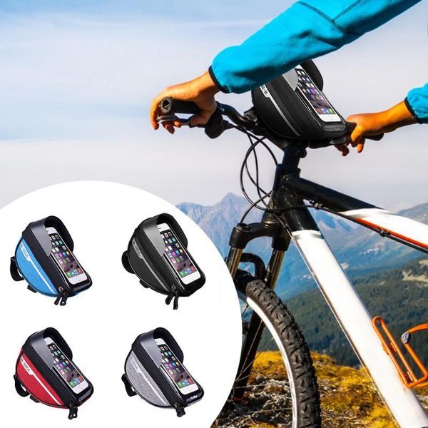 cell phone mounts & holders mtb bicycle bike bags head tube handlebar bag case holder waterproof touchscreen cycling accessories cell phone mounts & holders mtb bicycle bike bags head tube handlebar bag case holder waterproof touchscreen cycling accessories