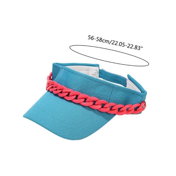 wide brim hats 831a women cotton sun visor hat empty headband uv protection beach for hiking with textile fastener, Blue;gray
wide brim hats 831a women cotton sun visor hat empty headband uv protection beach for hiking with textile fastener, Blue;gray