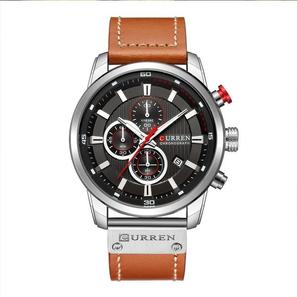 wristwatches drop curren watch man military quartz mens watches chronograph waterproof sport male clock relogio, Slivery;brown
wristwatches drop curren watch man military quartz mens watches chronograph waterproof sport male clock relogio, Slivery;brown