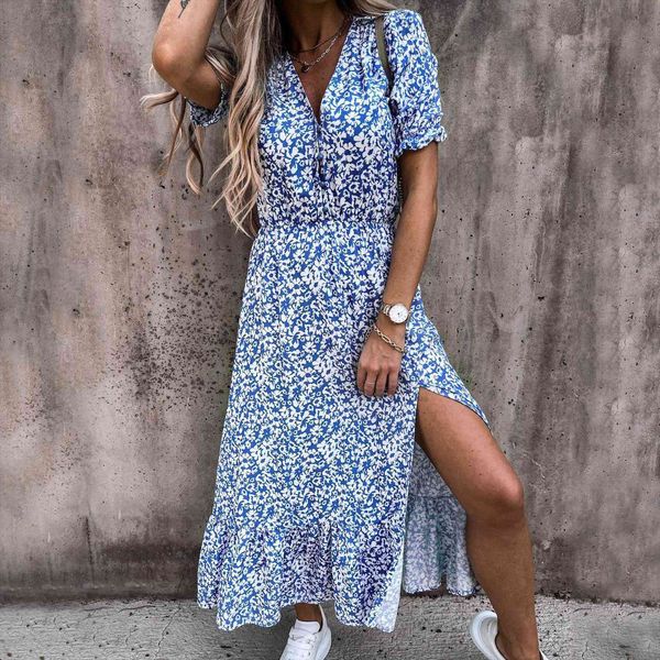 floral printed maxi beach vacation womens dress v neck short sleeve summer dresses women plus size sundress, Black;gray
floral printed maxi beach vacation womens dress v neck short sleeve summer dresses women plus size sundress, Black;gray
