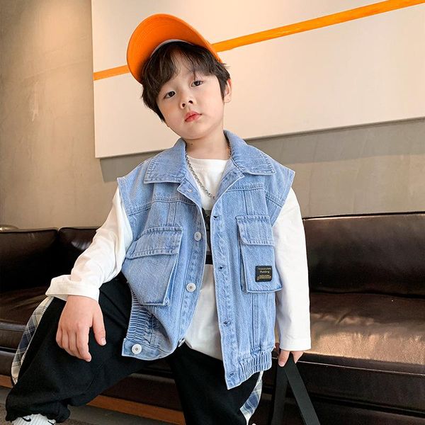 waistcoat children's wear boy's jeans vest spring and autumn foreign style coat baby outerwear 1-37, Camo
waistcoat children's wear boy's jeans vest spring and autumn foreign style coat baby outerwear 1-37, Camo