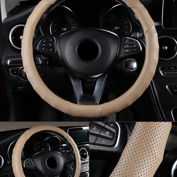 steering wheel covers 652f classic leather car cover with breathable holes anti-slip design ultra comfortable protector
steering wheel covers 652f classic leather car cover with breathable holes anti-slip design ultra comfortable protector