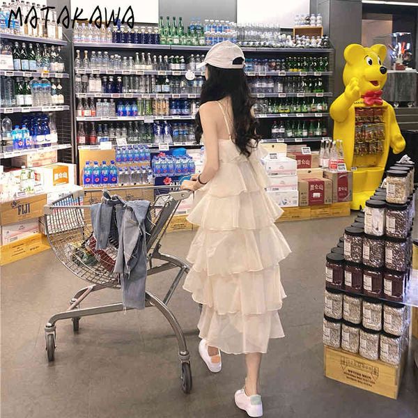 matakawa white v-neck woman dress summer mid-length sweet cake dress spaghetti strap robe femme sleeveless a-line vestido 210513, Black;gray
matakawa white v-neck woman dress summer mid-length sweet cake dress spaghetti strap robe femme sleeveless a-line vestido 210513, Black;gray