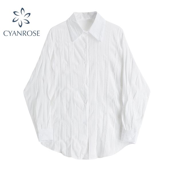 korean wrinkled thin blouse women long sleeve spring oversized vintage shirt office ladies chic white elegant blusas female 210430
korean wrinkled thin blouse women long sleeve spring oversized vintage shirt office ladies chic white elegant blusas female 210430