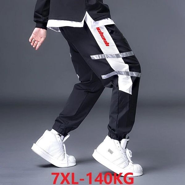 men's pants summer men street letter patchwork plus size 7xl fashion dance korea style loose pencil thin, Black
men's pants summer men street letter patchwork plus size 7xl fashion dance korea style loose pencil thin, Black