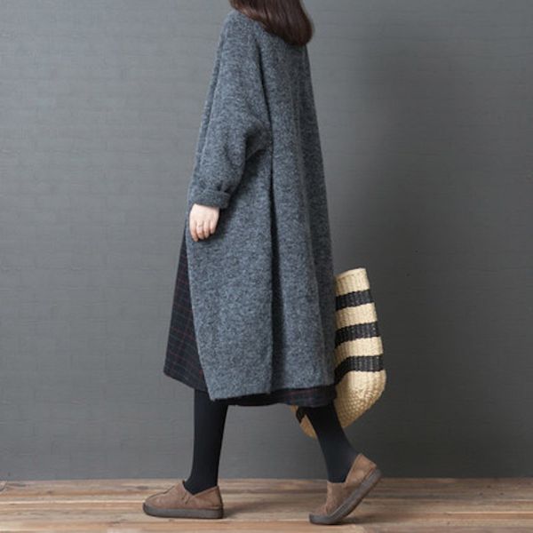 women's sweaters winter fall fashion women large size long sleeve solid color sweater coat office lady korean style casual thicken card, White;black
women's sweaters winter fall fashion women large size long sleeve solid color sweater coat office lady korean style casual thicken card, White;black