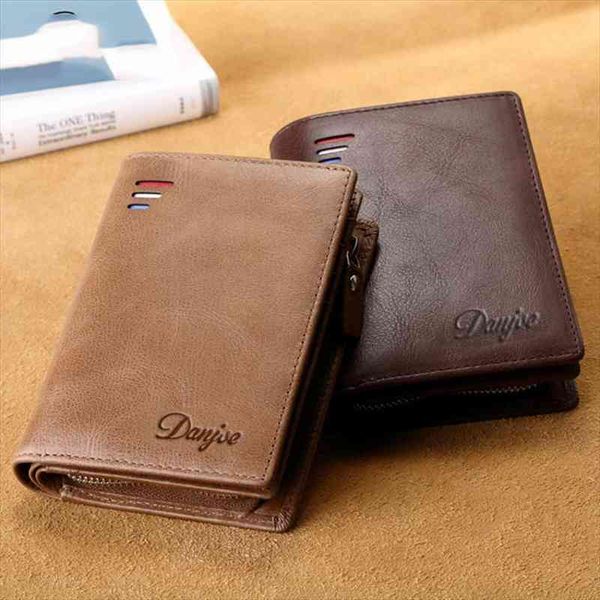 wallet leather men card short retro mens multifunctional black coffee business case, Red;black
wallet leather men card short retro mens multifunctional black coffee business case, Red;black