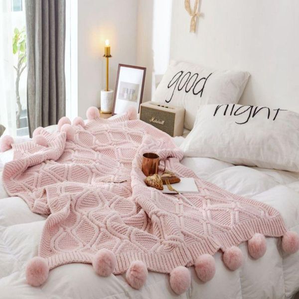 blankets pink gray chenille knitted wool ball blanket nordic home decor 130*160cm throw air conditioning sofa cover
blankets pink gray chenille knitted wool ball blanket nordic home decor 130*160cm throw air conditioning sofa cover