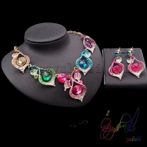 earrings & necklace yulaili fashion design cubic zircon plated gold copper ladies wearing jewelry sets, Silver
earrings & necklace yulaili fashion design cubic zircon plated gold copper ladies wearing jewelry sets, Silver