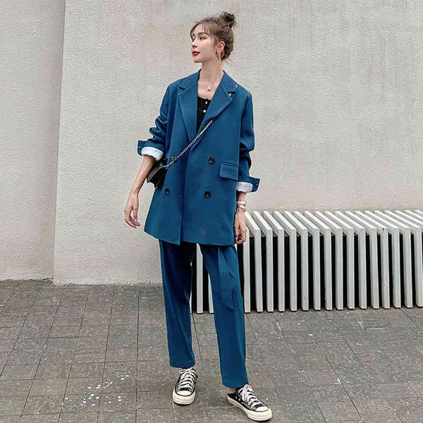 new arrival fashion women pencil loose suit comfortable work style vintage elegant office lady blue pant suits qqug, White;black
new arrival fashion women pencil loose suit comfortable work style vintage elegant office lady blue pant suits qqug, White;black