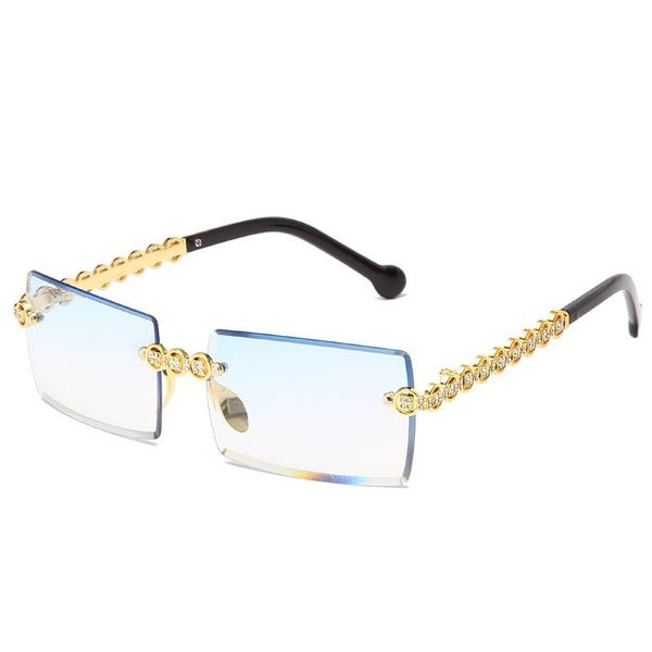 sunglasses fashion rimless diamond brand design women small square metal sun glasses luxury shades uv400 eyewear gafas de sol, White;black
sunglasses fashion rimless diamond brand design women small square metal sun glasses luxury shades uv400 eyewear gafas de sol, White;black