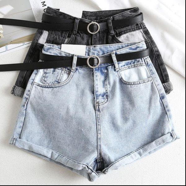 ailegogo summer womens short women streetwear high waist black wide leg jeans shorts casual female solid color loose denim belt, White;black
ailegogo summer womens short women streetwear high waist black wide leg jeans shorts casual female solid color loose denim belt, White;black