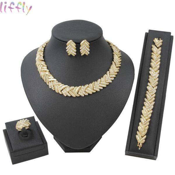 earrings & necklace charm women wedding african gold jewelry sets crystal bracelet fashion casual style design, Silver
earrings & necklace charm women wedding african gold jewelry sets crystal bracelet fashion casual style design, Silver