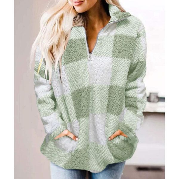 women's hoodies & sweatshirts women 2021 plaid print clothing pullover color block vintage sweatshirt womens stand collar, Black
women's hoodies & sweatshirts women 2021 plaid print clothing pullover color block vintage sweatshirt womens stand collar, Black