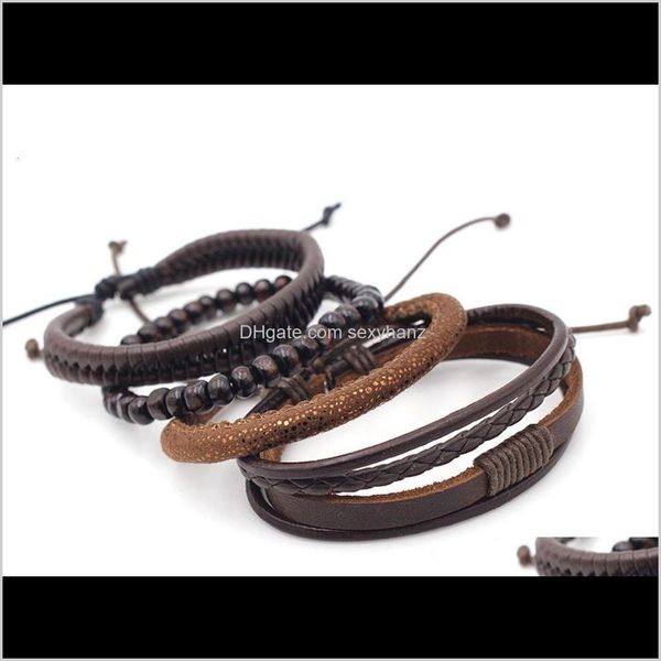 other bracelets drop delivery 2021 pd27 leather multi-layer binding braided telescopic bracelet set jewelry zpdfe, Golden;silver
other bracelets drop delivery 2021 pd27 leather multi-layer binding braided telescopic bracelet set jewelry zpdfe, Golden;silver