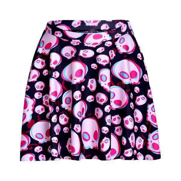 skirts the big swing irregular front short back long pleated high waist has elastic 3d printed bright skull et beauty skirt, Black
skirts the big swing irregular front short back long pleated high waist has elastic 3d printed bright skull et beauty skirt, Black