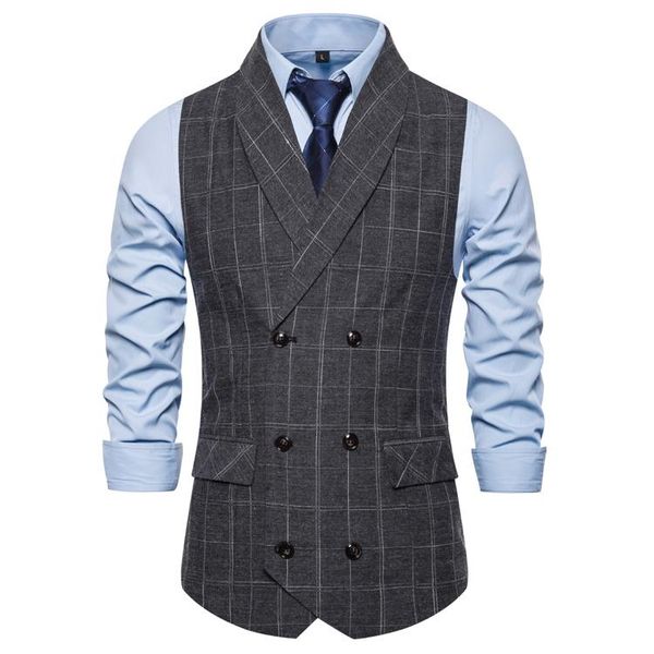 men's vests m-3xl plaid mens vest casual formal waistcoat wedding dress 2021 autumn winter double-breasted, Black;white
men's vests m-3xl plaid mens vest casual formal waistcoat wedding dress 2021 autumn winter double-breasted, Black;white