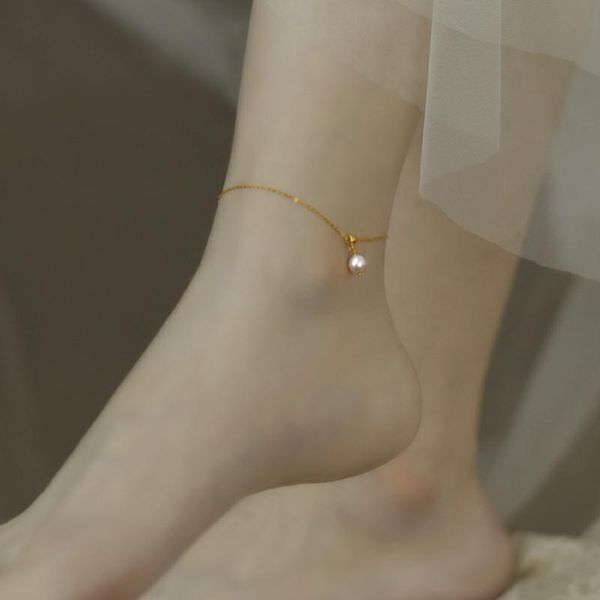anklets zhixi natural freshwater pearl anklet 14k pure gold filled chain original simple style handmade custom exquisite jewelry ladies, Red;blue
anklets zhixi natural freshwater pearl anklet 14k pure gold filled chain original simple style handmade custom exquisite jewelry ladies, Red;blue