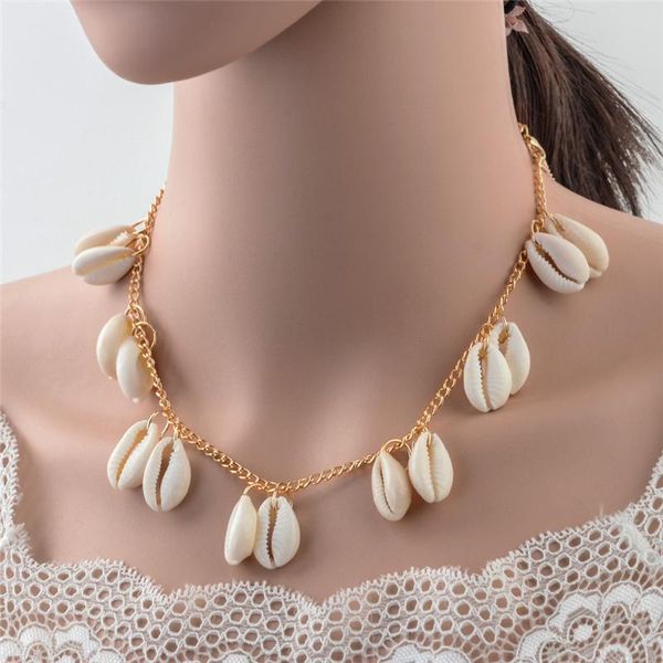 natural shell beads handmade hawaii beach choker adjustable for girls ladies chokers, Golden;silver
natural shell beads handmade hawaii beach choker adjustable for girls ladies chokers, Golden;silver