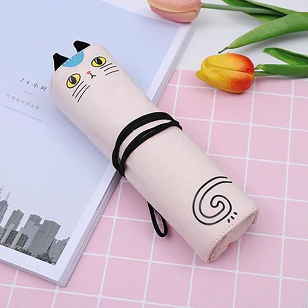 pencil bags cute kitten pattern durable canvas roll up design case student pen box bag stationery storage pouch
pencil bags cute kitten pattern durable canvas roll up design case student pen box bag stationery storage pouch