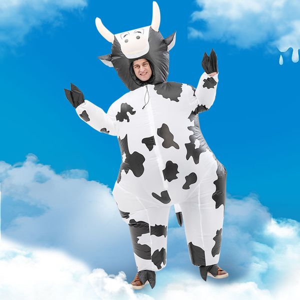 big cow cosplay dress up creative toys halloween christmas inflatable clothing party spoof costume parent-childs props, Black
big cow cosplay dress up creative toys halloween christmas inflatable clothing party spoof costume parent-childs props, Black