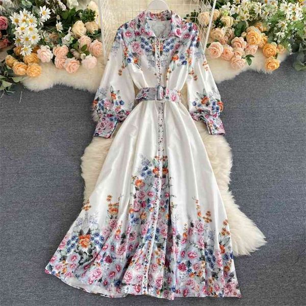 spring autumn women's long dress printed sleeve breasted belt sashes retro ethnic style ll011 210507, Black;gray
spring autumn women's long dress printed sleeve breasted belt sashes retro ethnic style ll011 210507, Black;gray