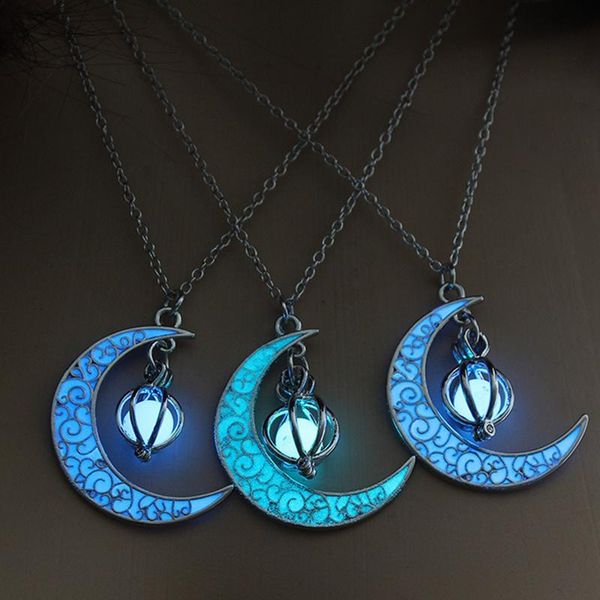 pendant necklaces 2021 moon glowing necklace gem charm jewelry women halloween hollow luminous stone gifts, Silver
pendant necklaces 2021 moon glowing necklace gem charm jewelry women halloween hollow luminous stone gifts, Silver