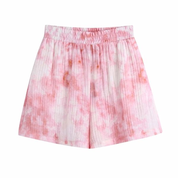 summer women tie dye printing elastic waist loose shorts casual female clothes p2052 210430, White;black
summer women tie dye printing elastic waist loose shorts casual female clothes p2052 210430, White;black