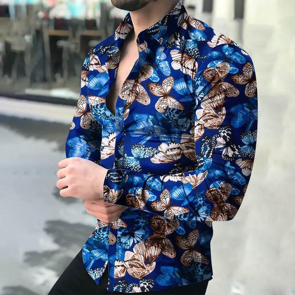 men's casual shirts vintage floral men printed autumn long sleeve button shirt blouse camisa masculina, White;black
men's casual shirts vintage floral men printed autumn long sleeve button shirt blouse camisa masculina, White;black