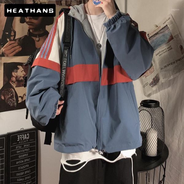 autumn korean men zipper jacket double-sided hooded couple patchwork handsome loose sport casual men's jackets, Black;brown
autumn korean men zipper jacket double-sided hooded couple patchwork handsome loose sport casual men's jackets, Black;brown