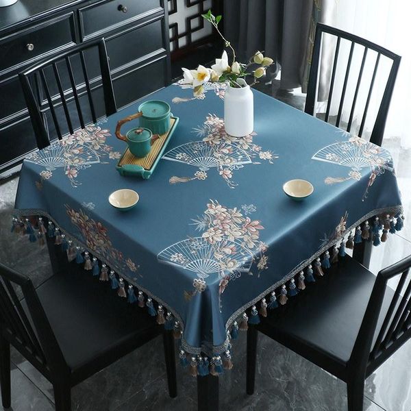 chinese vintage tassel dining table cloth square jacquard fabric thick cover coffee luxury blue home decor for events
chinese vintage tassel dining table cloth square jacquard fabric thick cover coffee luxury blue home decor for events
