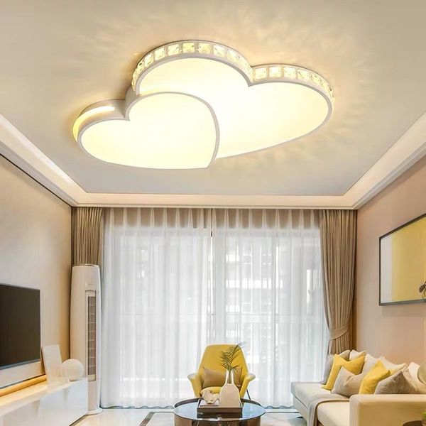 ceiling lights double-heart lamp creative cartoon children's bedroom living room eye protection led crystal nordic
ceiling lights double-heart lamp creative cartoon children's bedroom living room eye protection led crystal nordic