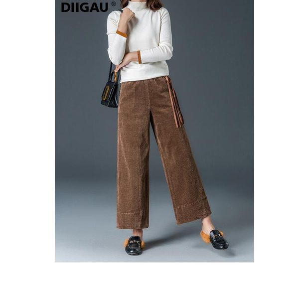 women's pants & capris diigau autumn and winter corduroy korean version of loose pendant feel straight nine-point women wide leg high w, Black;white
women's pants & capris diigau autumn and winter corduroy korean version of loose pendant feel straight nine-point women wide leg high w, Black;white