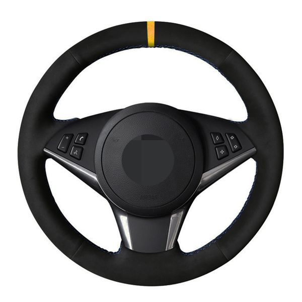 car steering wheel cover diy hand-stitched black soft suede for bmw e60 530d 545i 550i e61 e63 e64 630i 645ci 650i 2004-2009
car steering wheel cover diy hand-stitched black soft suede for bmw e60 530d 545i 550i e61 e63 e64 630i 645ci 650i 2004-2009
