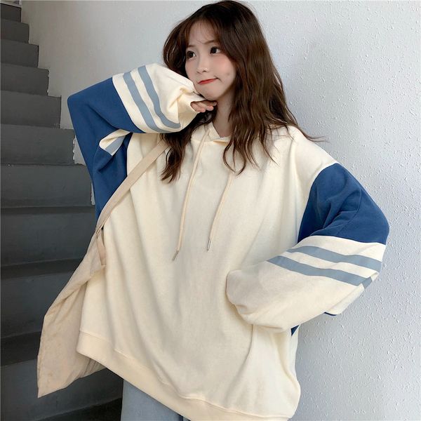 women's hoodies & sweatshirts female hooded sweatshirt, autumn fashion hood, long sleeve shirt with a harajuku, beautiful, striped, for, Black
women's hoodies & sweatshirts female hooded sweatshirt, autumn fashion hood, long sleeve shirt with a harajuku, beautiful, striped, for, Black