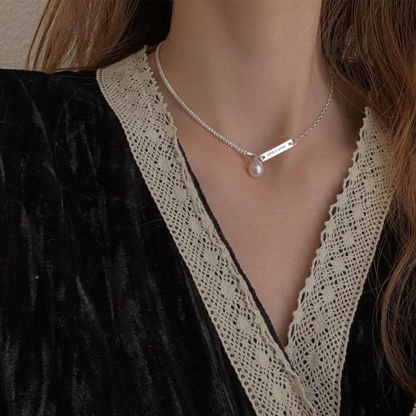 chains party card pearl necklace senior female temperament of contracted design feeling sparkling collarbone chain, Silver
chains party card pearl necklace senior female temperament of contracted design feeling sparkling collarbone chain, Silver