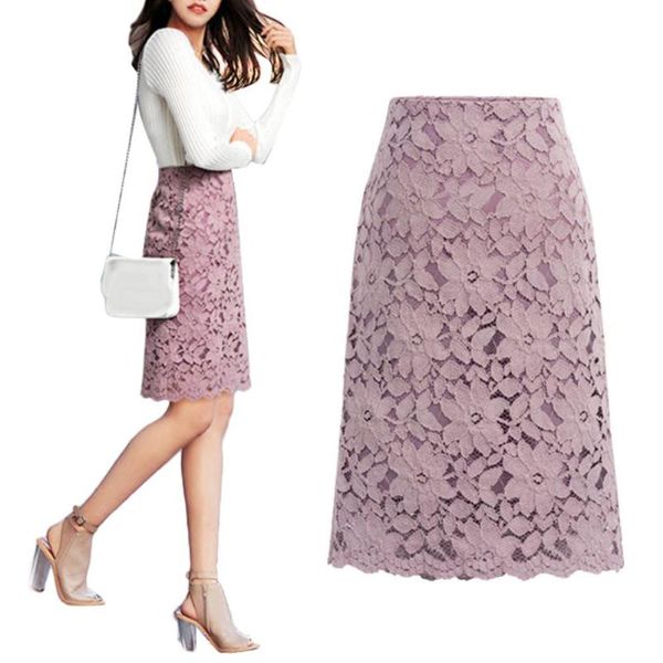 skirts elegant women solid color floral lace zipper a line bodycon knee-length skirt, Black
skirts elegant women solid color floral lace zipper a line bodycon knee-length skirt, Black