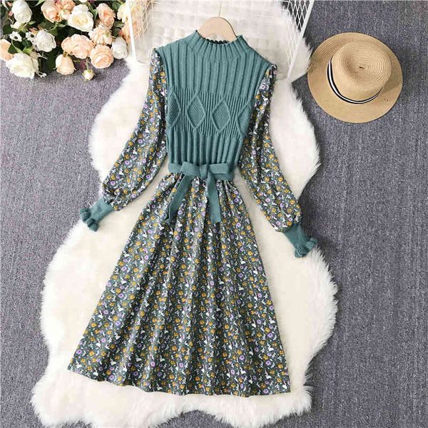 dress dressed autumn sweaters for winter women splicing pullover bandage fine knitting sweet floral velvet in print, Black;gray
dress dressed autumn sweaters for winter women splicing pullover bandage fine knitting sweet floral velvet in print, Black;gray
