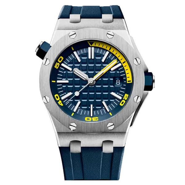 mens automatic mechanical movement watches sapphire glass 5 atm waterproof rubber watchband diving super luminous u1 mens watch new, Slivery;brown
mens automatic mechanical movement watches sapphire glass 5 atm waterproof rubber watchband diving super luminous u1 mens watch new, Slivery;brown