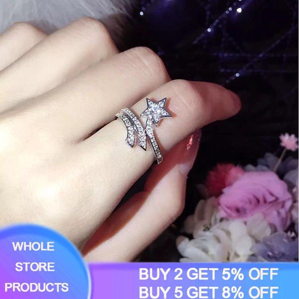 cluster rings yanhui adjustable for women obvious star exquisite personality cubic zirconia party gift fashion jewelry rt107, Golden;silver
cluster rings yanhui adjustable for women obvious star exquisite personality cubic zirconia party gift fashion jewelry rt107, Golden;silver