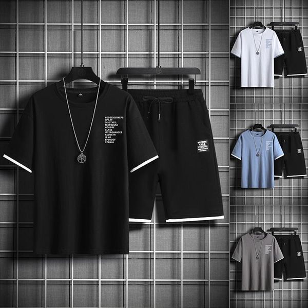 two piece set summer mens tracksuit clothing cotton casual sweat suits fashion priting male sportswear jogging suit 5xl, Gray
two piece set summer mens tracksuit clothing cotton casual sweat suits fashion priting male sportswear jogging suit 5xl, Gray