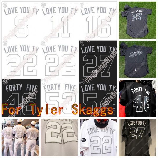 tyler skaggs tribute love you ty forty five 2019 players weekend jerseys 22 christian yelich moustakas max fried patrick corbin giolito, Blue;black
tyler skaggs tribute love you ty forty five 2019 players weekend jerseys 22 christian yelich moustakas max fried patrick corbin giolito, Blue;black