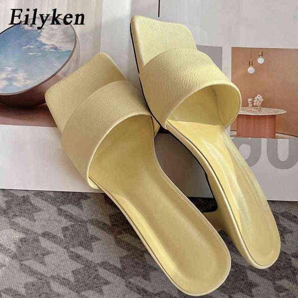 eilyken 2022 summer women slippers slides square toe low high heels shoes sandal female leisure beach yellow white flip flops y220221, Black
eilyken 2022 summer women slippers slides square toe low high heels shoes sandal female leisure beach yellow white flip flops y220221, Black