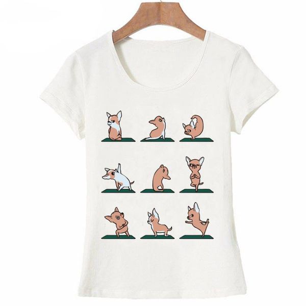 women's t-shirt chihuahua basset hound boston terrier bull bassotto shih tzu in miniatura schnauzer cane yoge zen, White
women's t-shirt chihuahua basset hound boston terrier bull bassotto shih tzu in miniatura schnauzer cane yoge zen, White