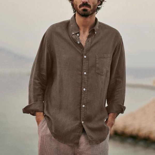 men's casual shirts 2021 spring autumn fashion cardigan long sleeve solid buttoned turn-down collar shirt slim vintage men, White;black
men's casual shirts 2021 spring autumn fashion cardigan long sleeve solid buttoned turn-down collar shirt slim vintage men, White;black
