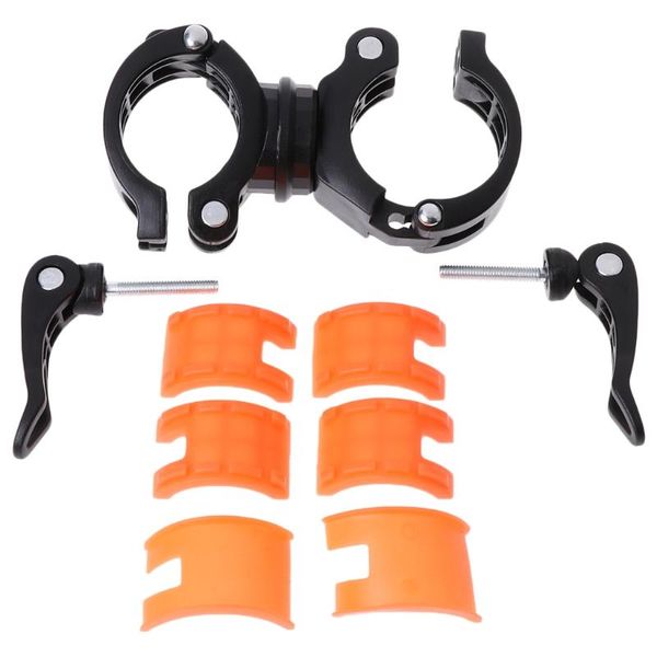 bycicle rotating light double holder front lamp pump handlebar x3ua bike lights 
bycicle rotating light double holder front lamp pump handlebar x3ua bike lights