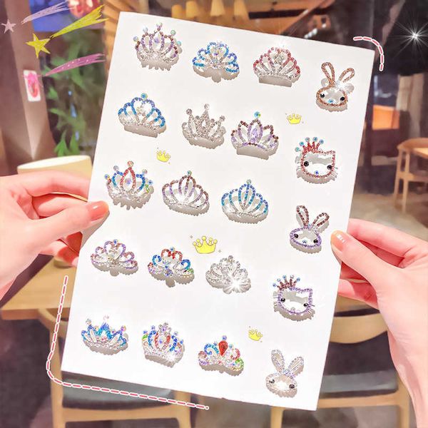 with diamond crown comb korean version girl's princess hair pin little girl's water drill hairpin, Slivery;white
with diamond crown comb korean version girl's princess hair pin little girl's water drill hairpin, Slivery;white