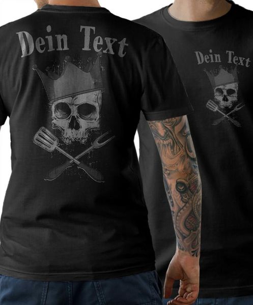 skull own desired text with name chef griller short casual t shirt o-neck arrival 2021 men's t-shirts, White;black
skull own desired text with name chef griller short casual t shirt o-neck arrival 2021 men's t-shirts, White;black